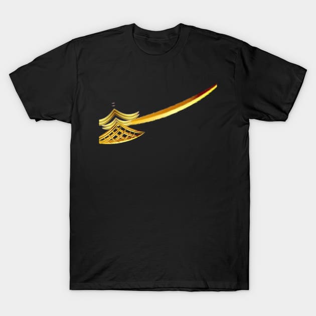 golden weapon. T-Shirt by Dilhani